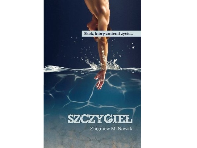 okładka książki Szczygieł - chłopak skaczący do wody
