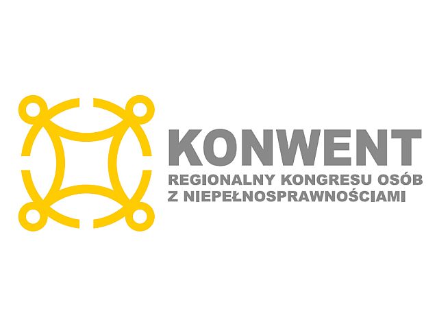 Logo Konwentu Regionalnego Kongresu Osób z Niepełnosprawnościami