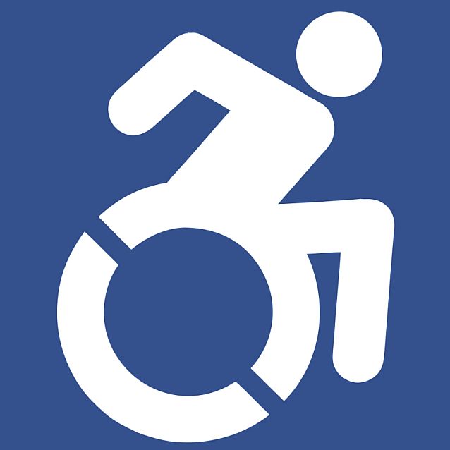symbol osoby z niepełnosprawnością