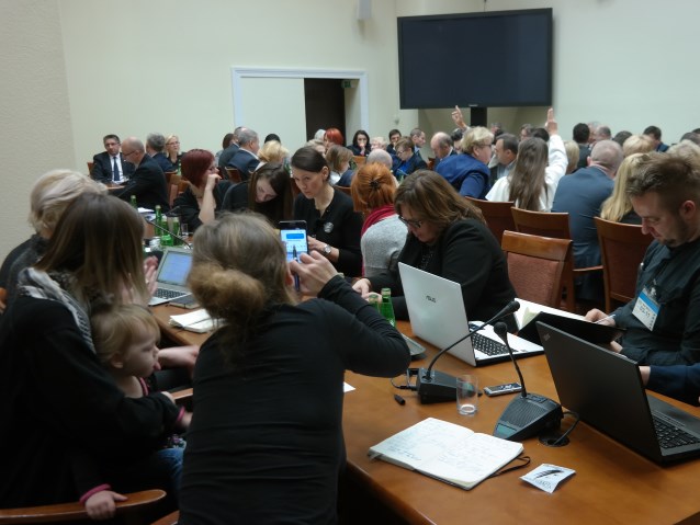 komisja sejmowa podczas głosowania w sprawie projektu Za życiem
