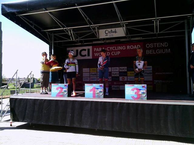 Anna Harkowska na podium