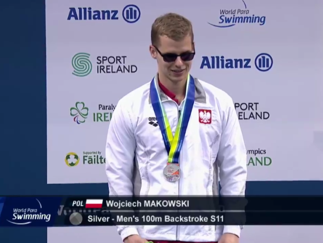 Wojciech Makowski ze srebrnym medalem