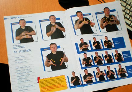 Podręcznik do nauki języka migowego
