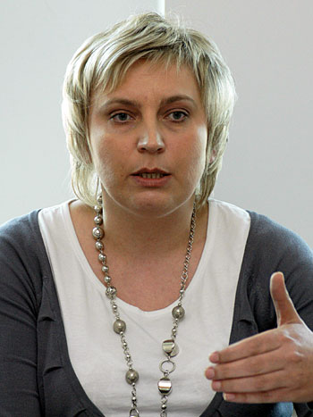 Na zdjęciu: Elżbieta Kolano. Fot.: Filip Miłuński
