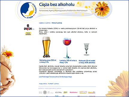 strona www.ciazabezalkoholu.pl