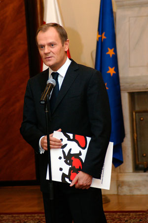 zdjęcie: premier Donald Tusk, fot.: P. Stanisławski