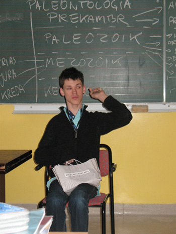 Na zdjęciu: Jakub Nowicki, autor wystawy